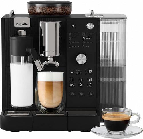 Breville Prima Latte AutoLuxe Espresso Maker with Dual Bean Hopper