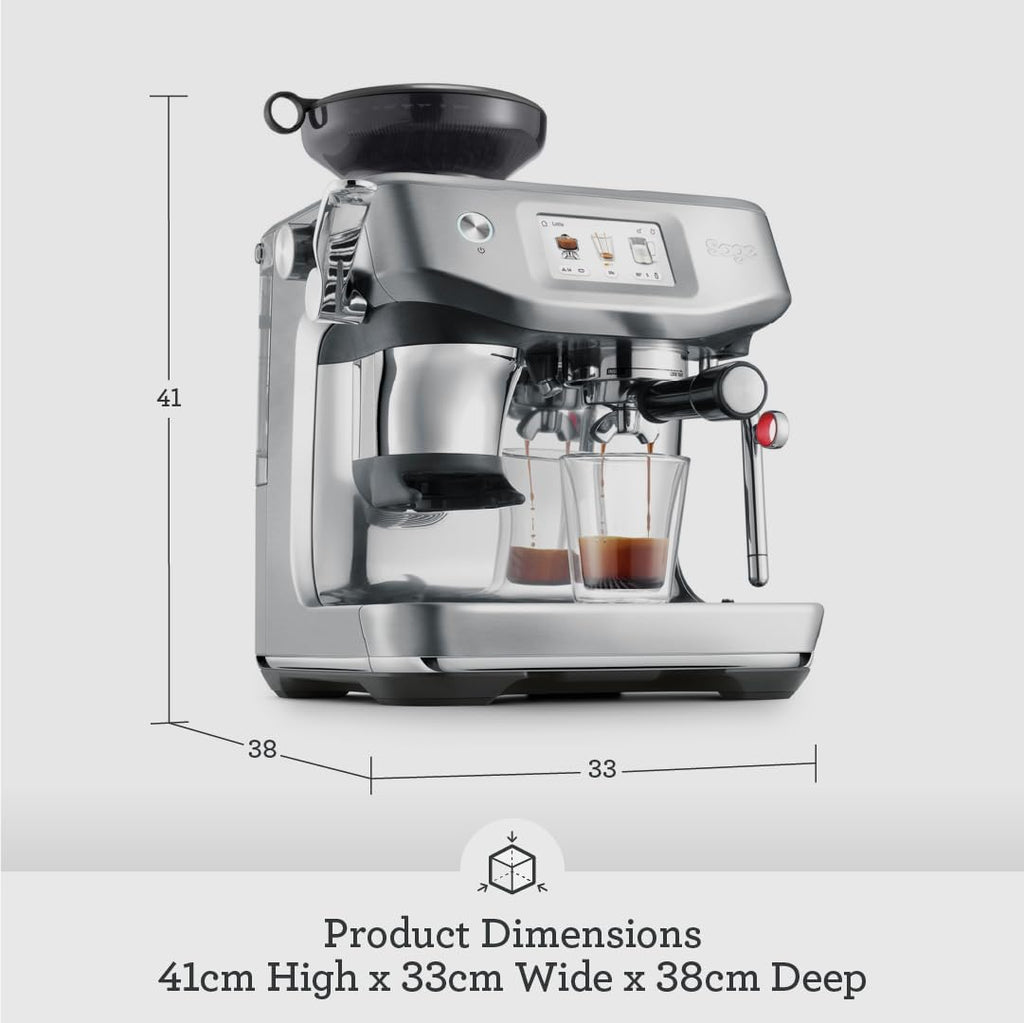 Sage SES882BSS4GUK1 espresso machine - Brushed Stainless Steel - view 6