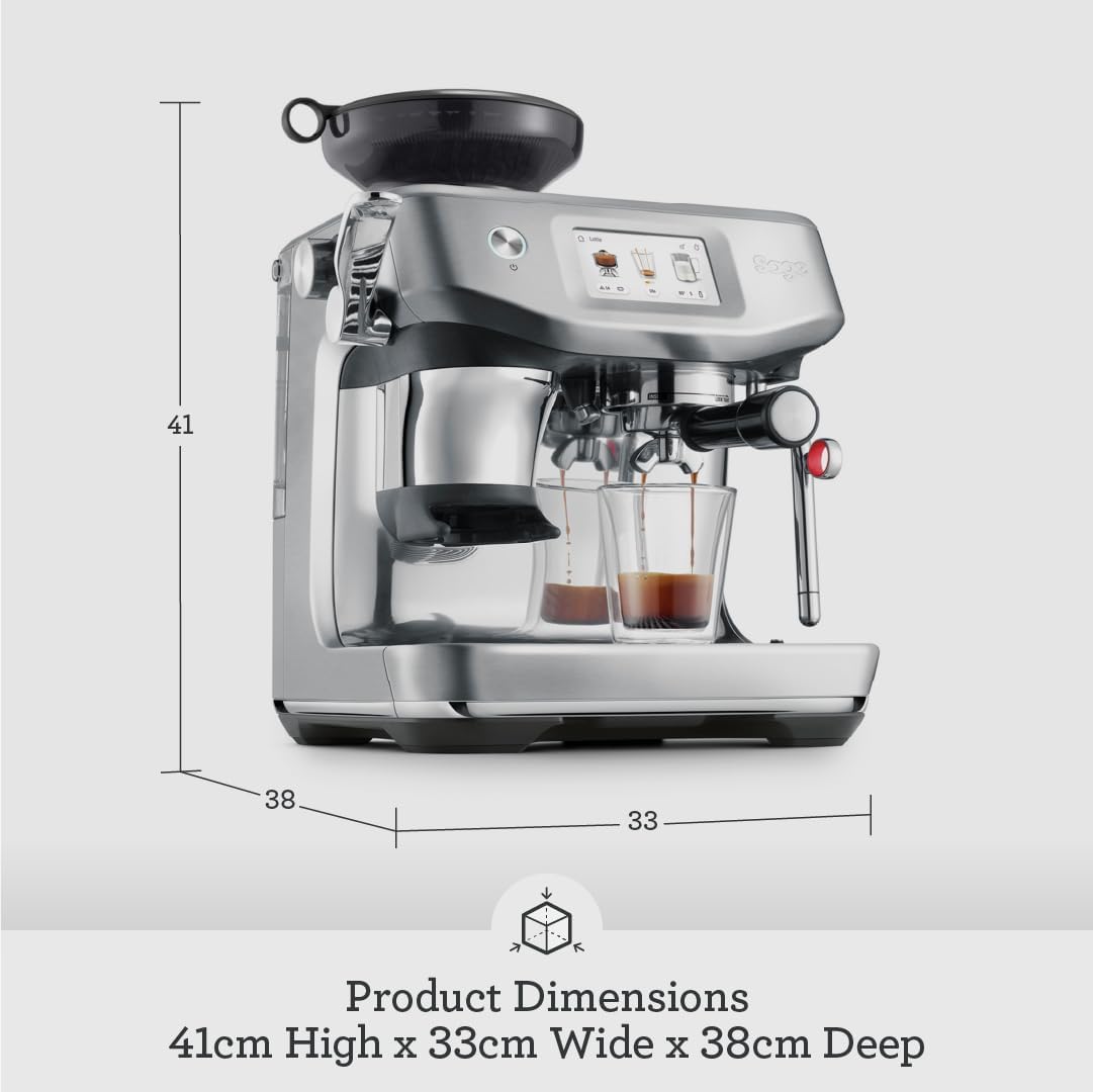 Sage SES882BSS4GUK1 espresso machine - Brushed Stainless Steel - view 6