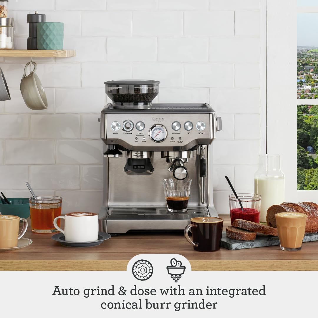 Sage SES870BSS4GUK1 espresso machine - Barista Express, Brushed Stainless Steel - view 2