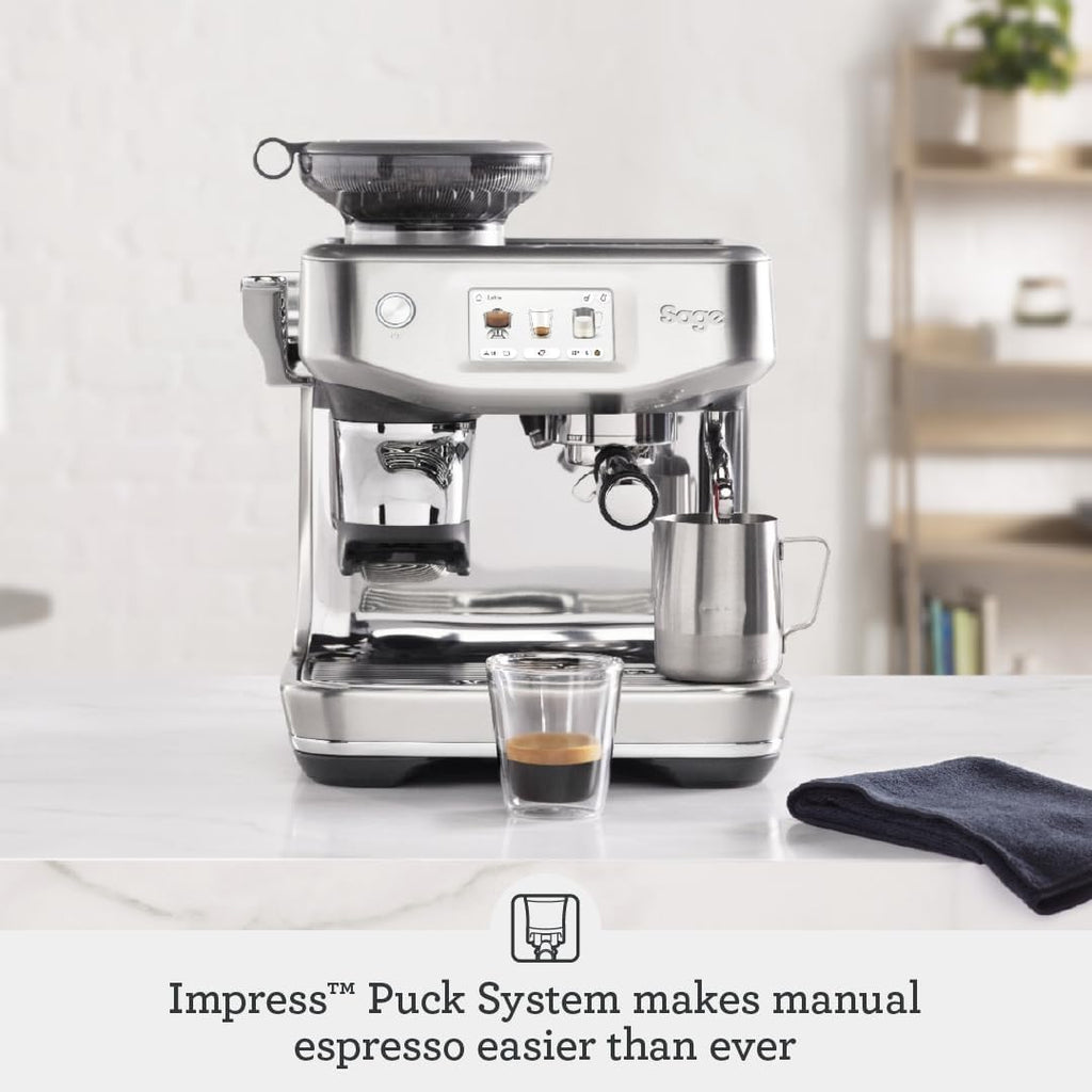 Sage SES882BSS4GUK1 espresso machine - Brushed Stainless Steel - view 2
