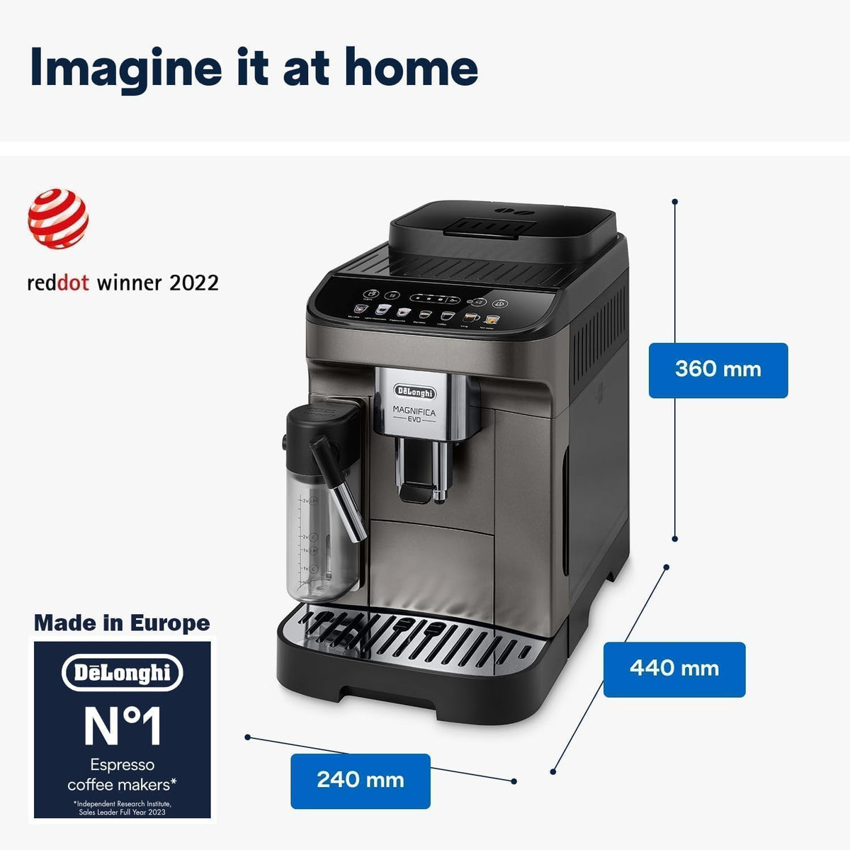 De'Longhi ECAM290.83.TB espresso machine - view 5
