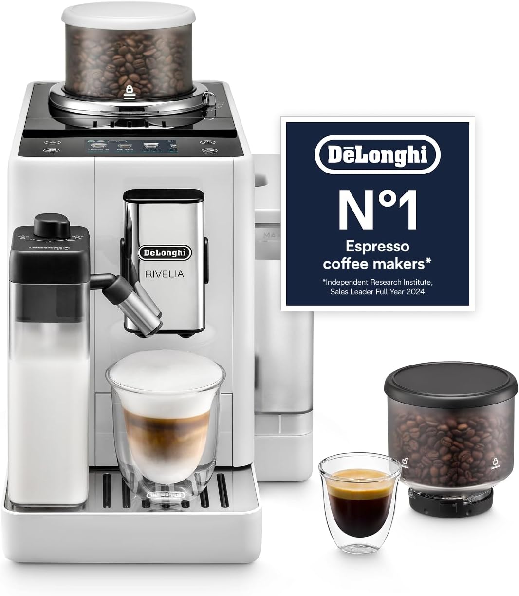 De'Longhi espresso machine - Arctic White