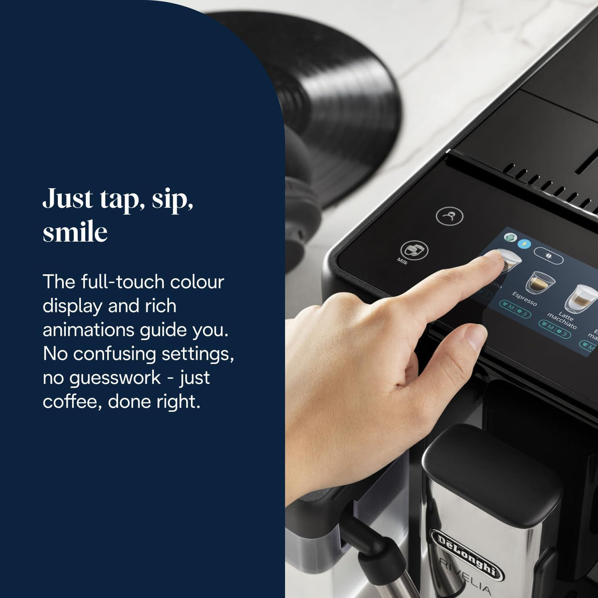 De'Longhi EXAM440.55.B espresso machine - Onyx Black - view 8