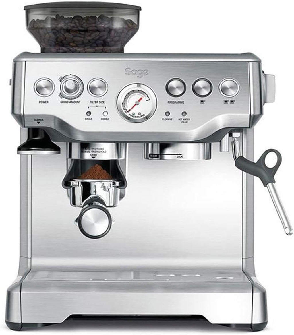 Sage SES870BSS4GUK1 espresso machine - Barista Express, Brushed Stainless Steel - view 1