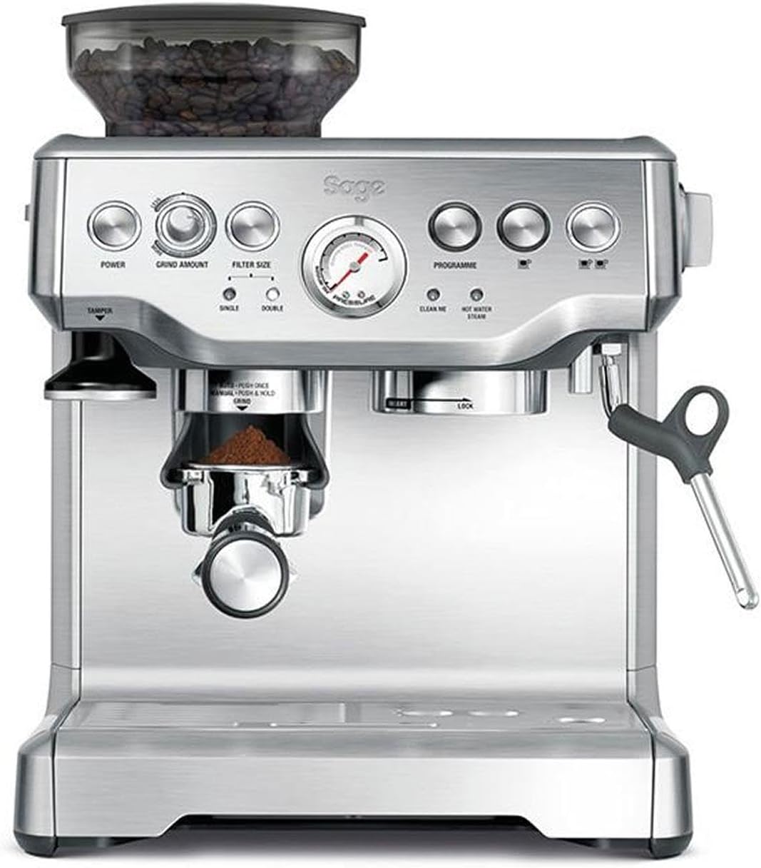 Sage SES870BSS4GUK1 espresso machine - Barista Express, Brushed Stainless Steel - view 1