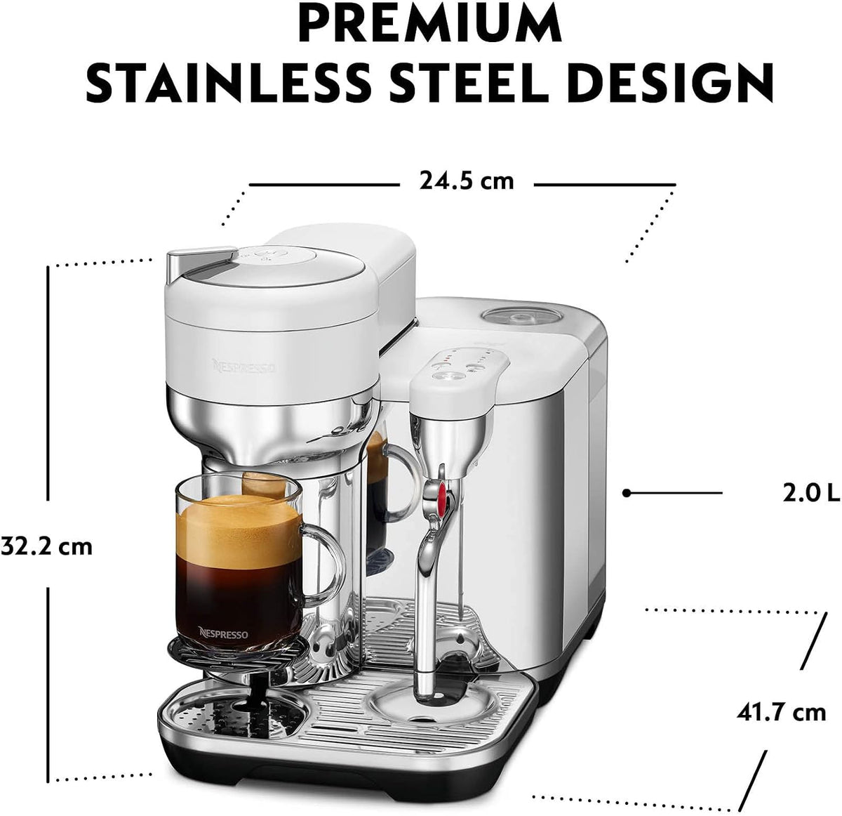 Nespresso SVE850SST4GUK1 espresso machine - view 8