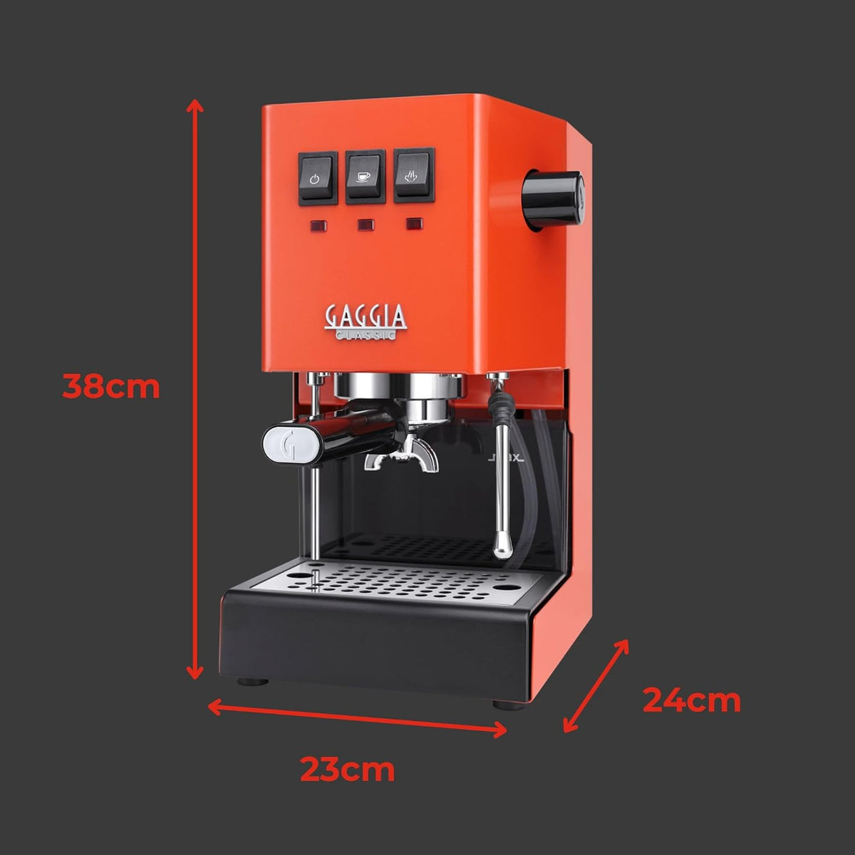 Gaggia espresso machine - Lobster Red - view 8