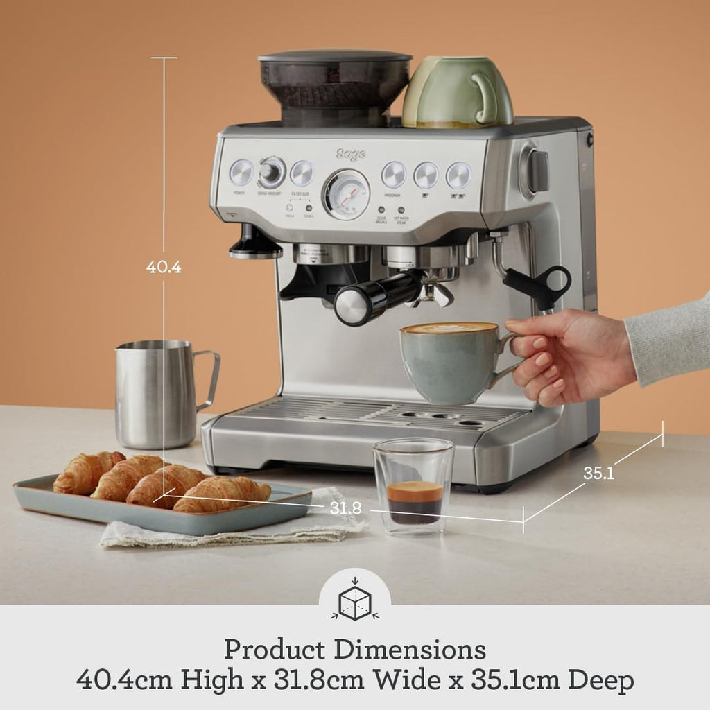 Sage SES870BSS4GUK1 espresso machine - Barista Express, Brushed Stainless Steel - view 6