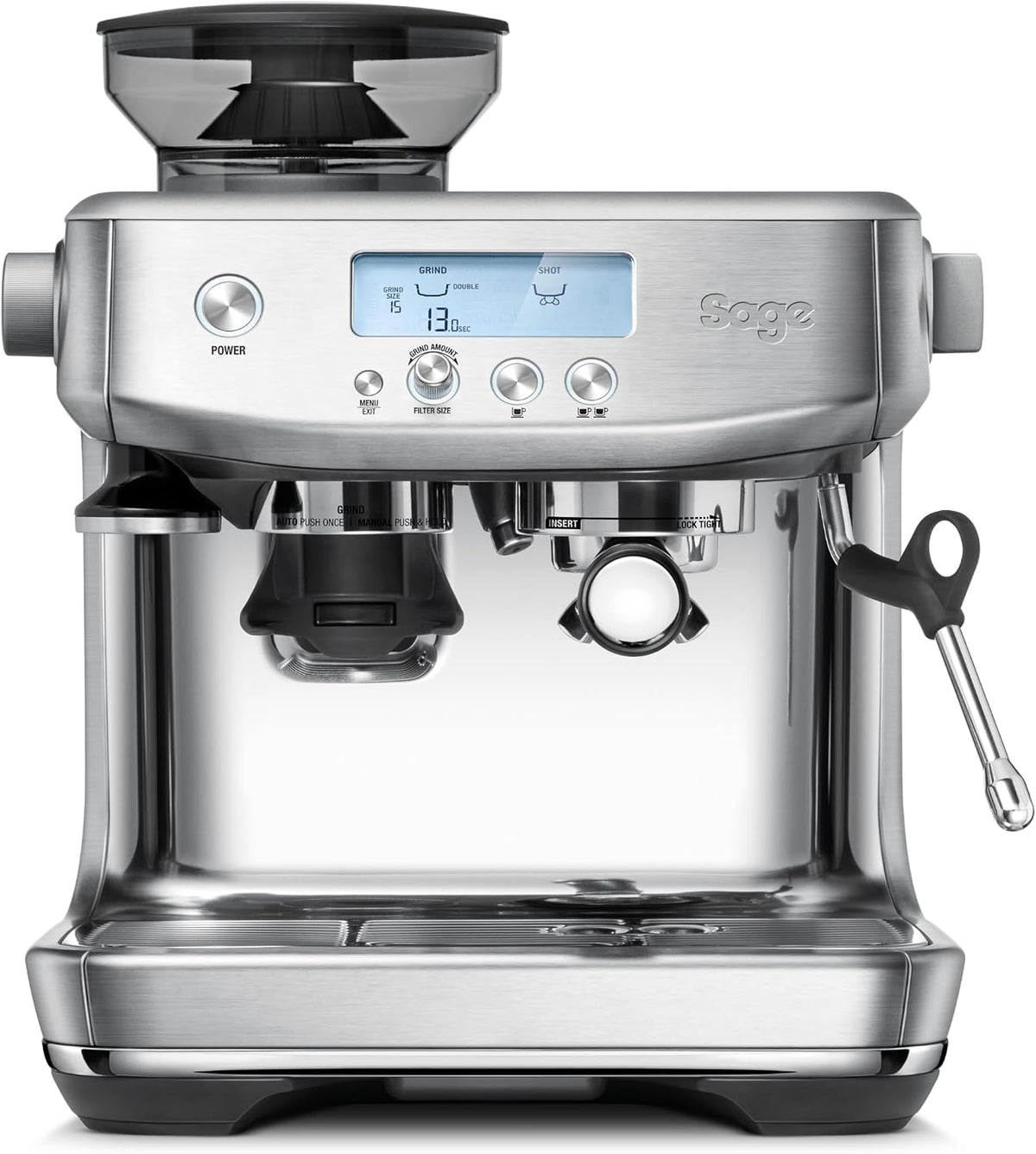 Sage SES878BSS4GEU1 espresso machine - Brushed Stainless Steel - view 1