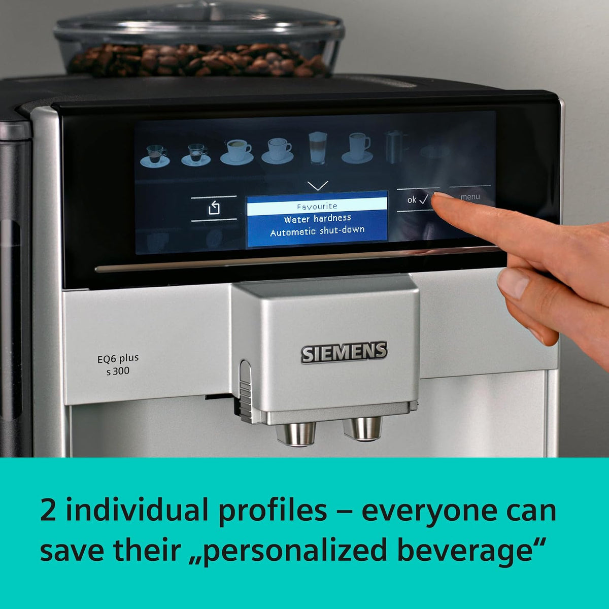 Siemens TE653M11GB espresso machine - view 7