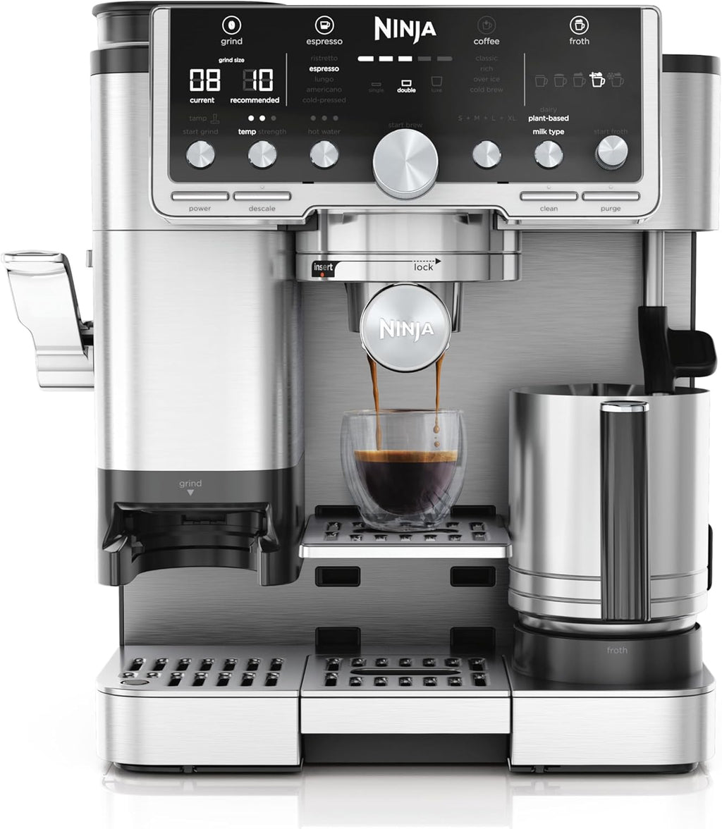 Ninja ES701UK espresso machine - Silver - view 1