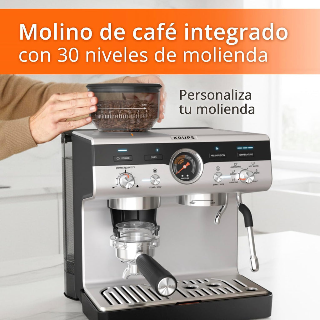 KRUPS XP801TU0 espresso machine - view 3