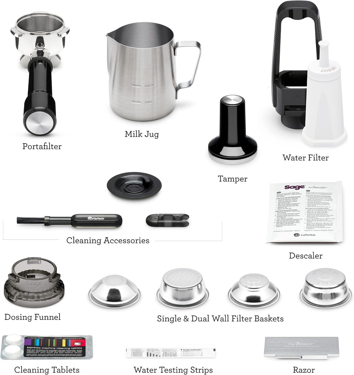 Sage SES880BSS2GUK1 espresso machine - view 8