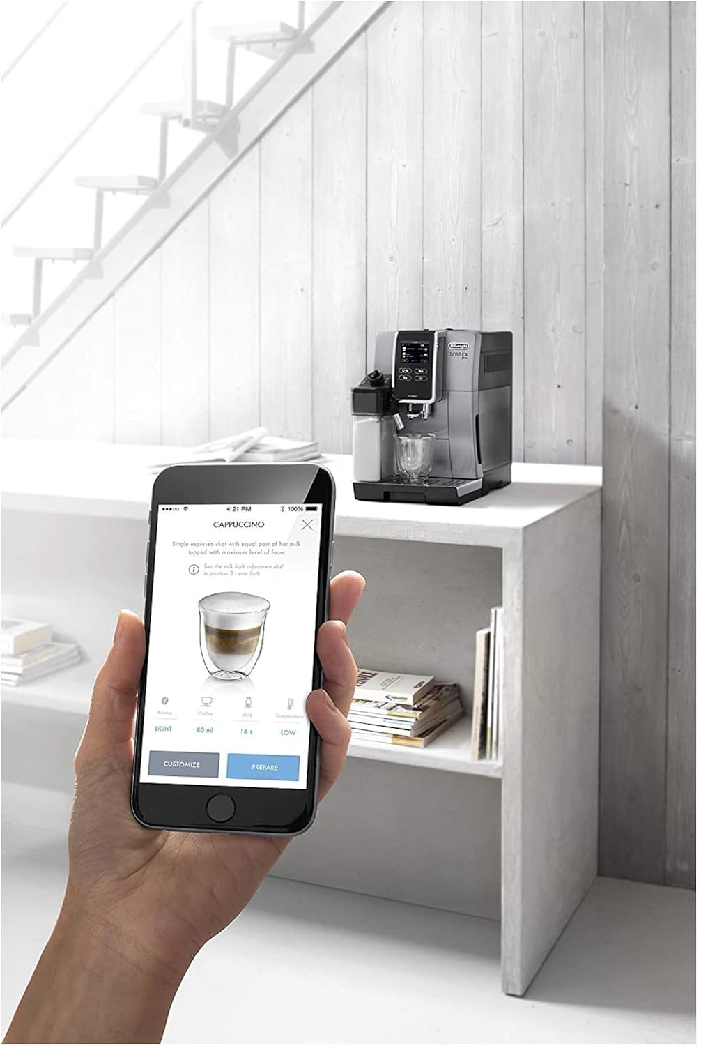 De'Longhi ECAM370.85.SB espresso machine - view 5