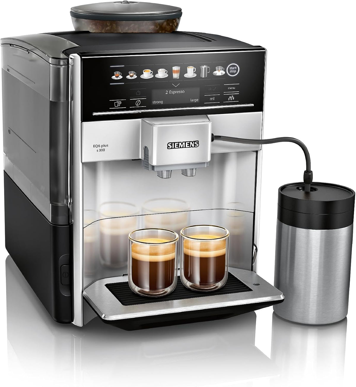 Siemens TE653M11GB espresso machine - view 1
