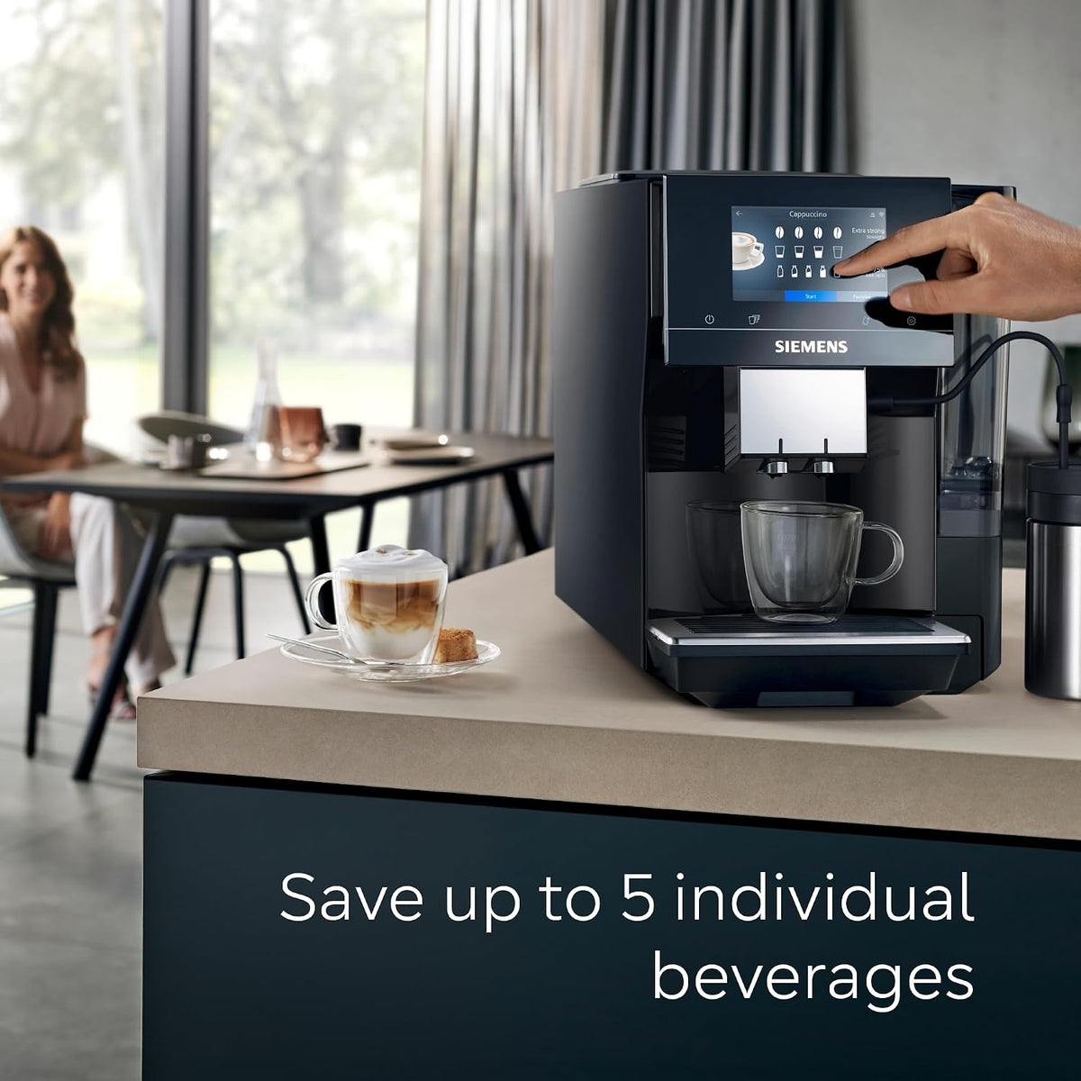 Siemens TP713GB9 espresso machine - view 4