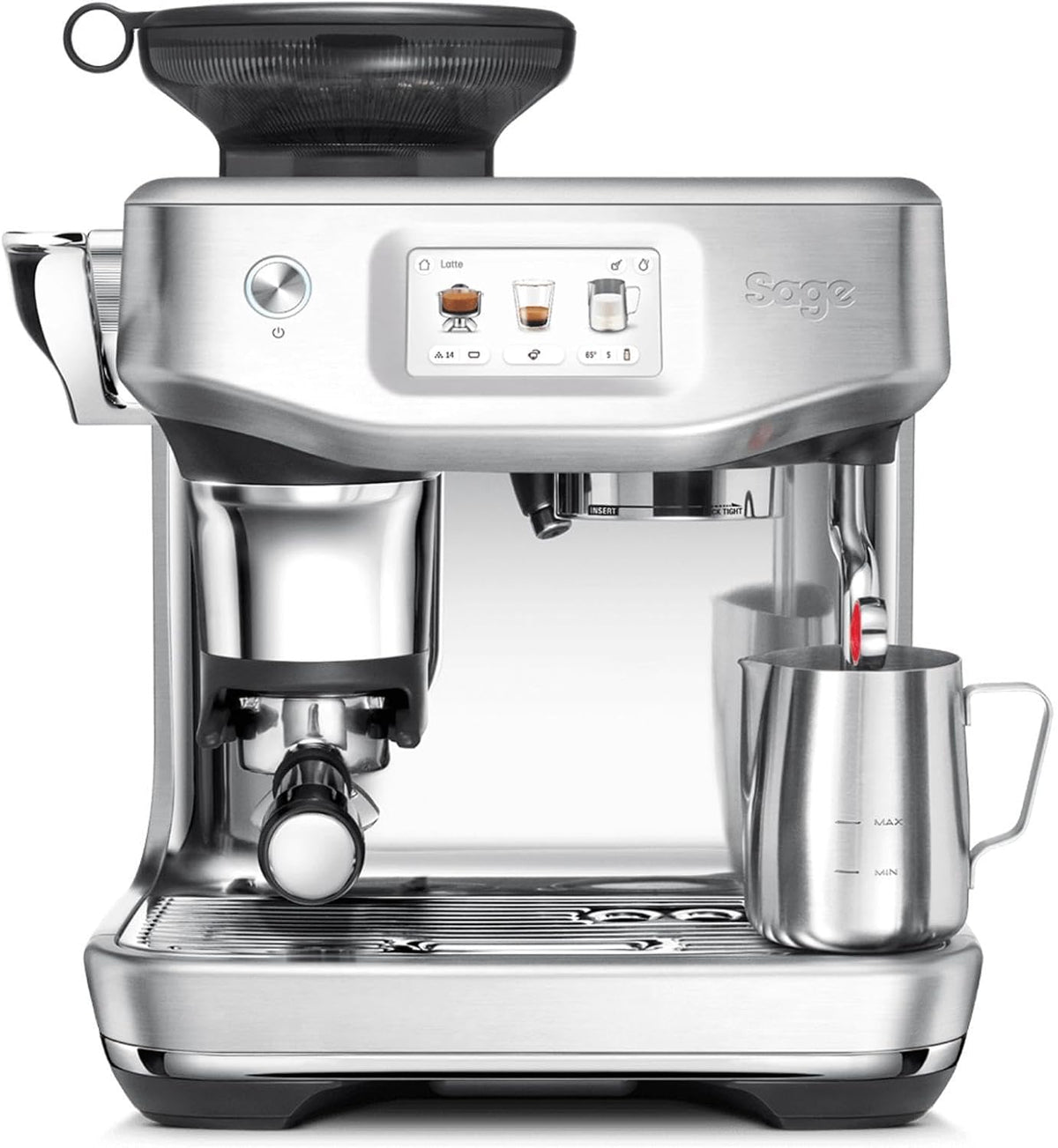 Sage SES882BSS4GUK1 espresso machine - Brushed Stainless Steel - view 1