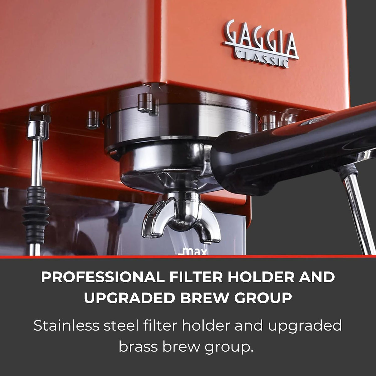 Gaggia espresso machine - Lobster Red - view 4