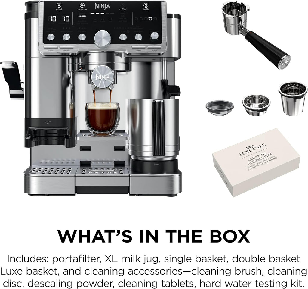 Ninja ES701UK espresso machine - Silver - view 10