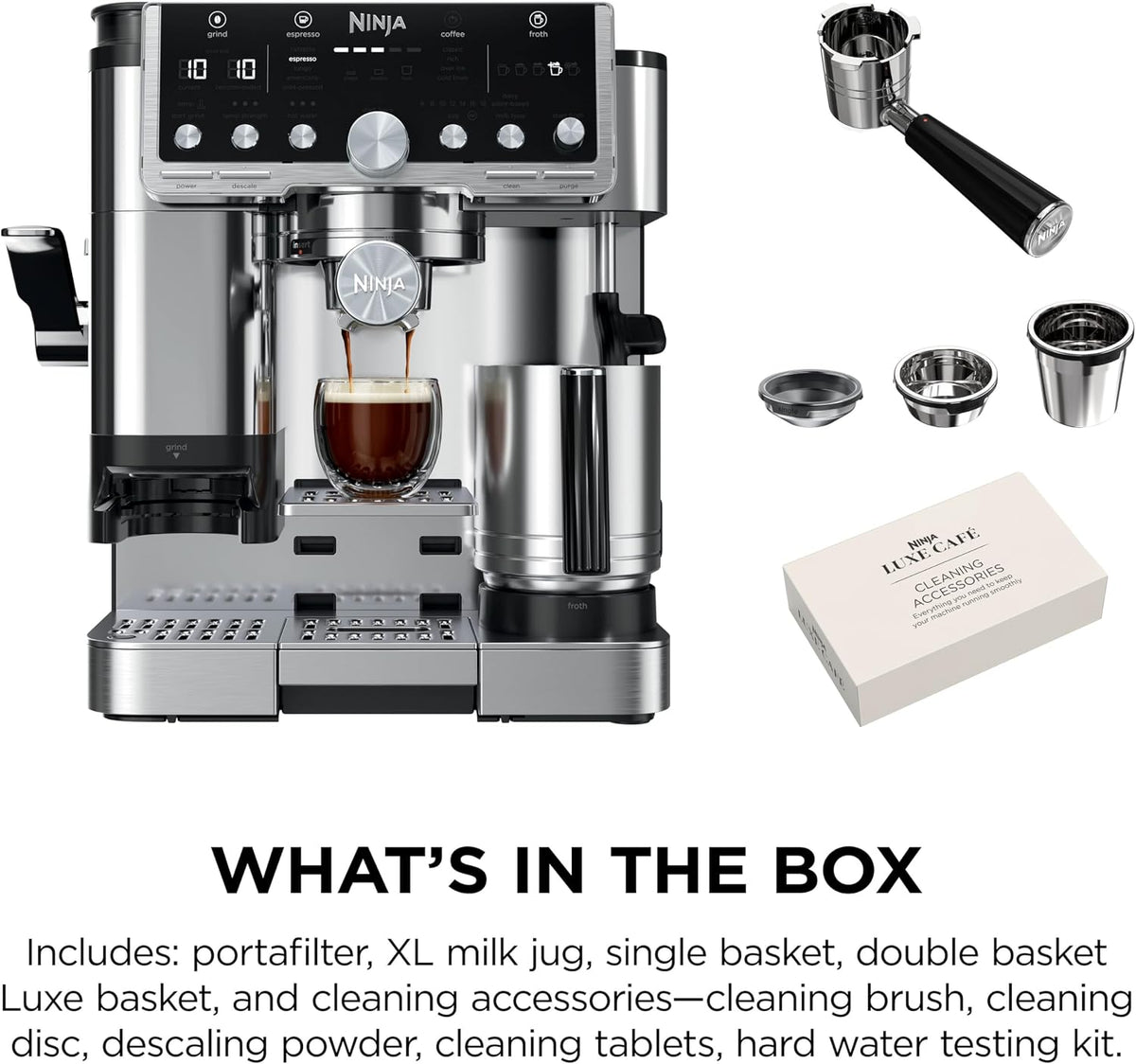 Ninja ES701UK espresso machine - Silver - view 10