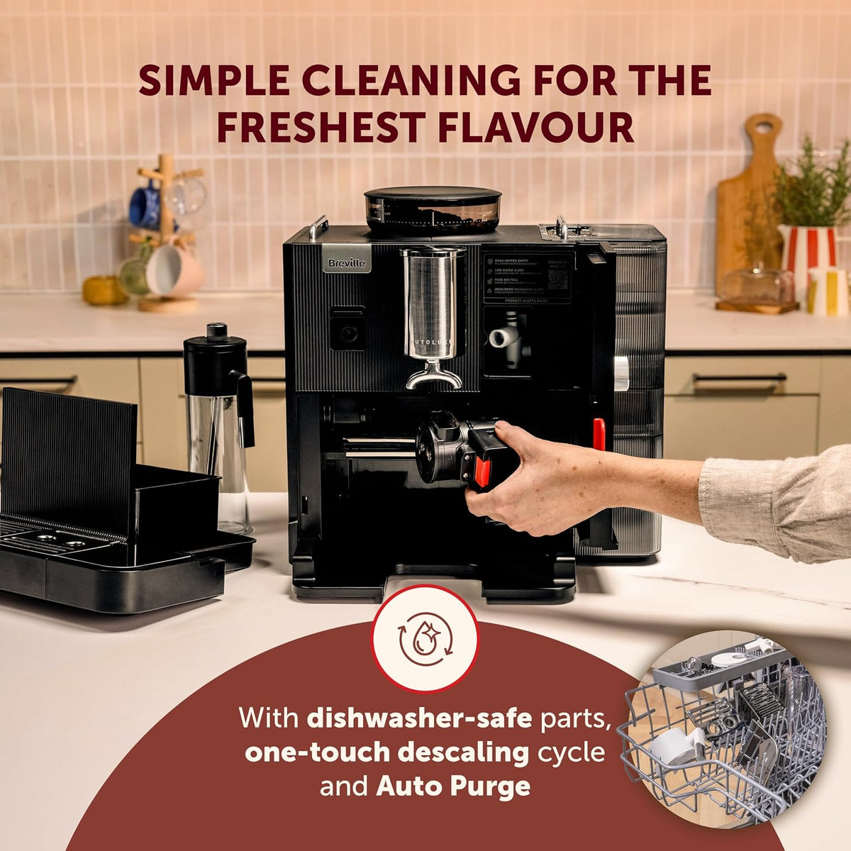 Breville VCF195 espresso machine - Black - view 5