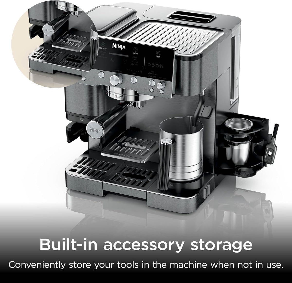 Ninja ES601UKGM espresso machine - view 3