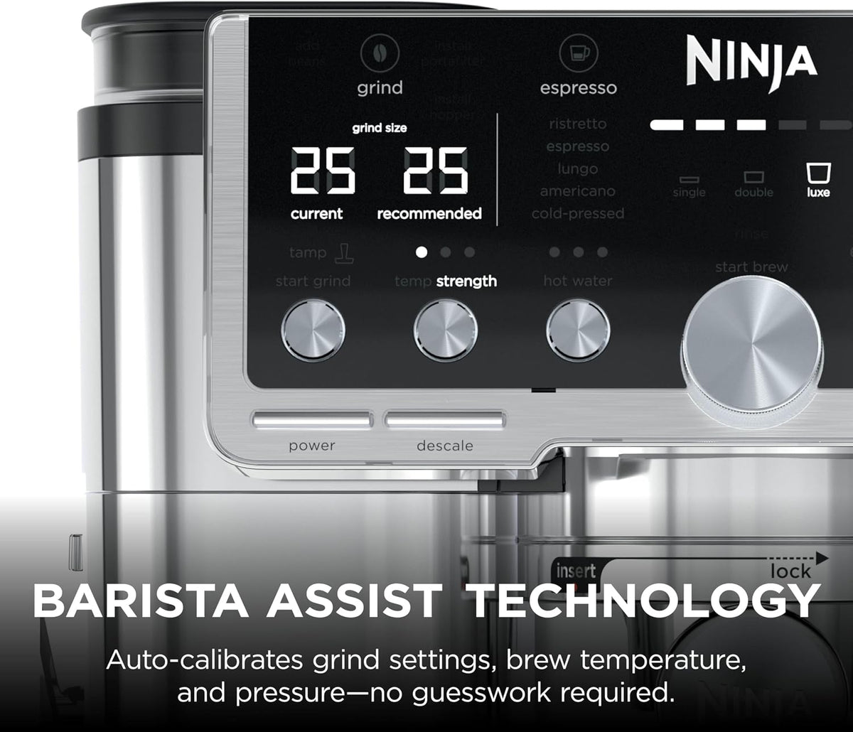 Ninja ES701UK espresso machine - Silver - view 7