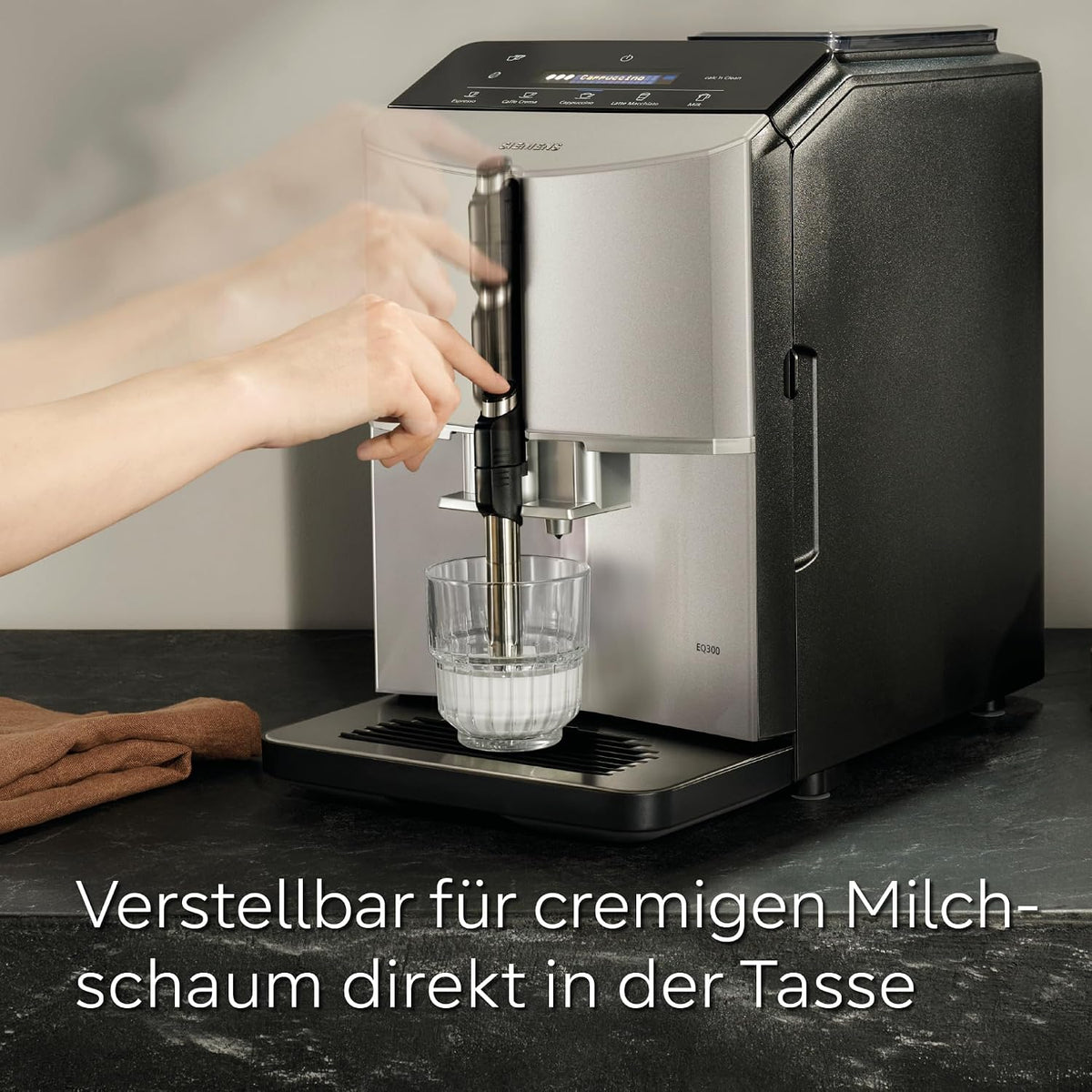 Siemens TF303E07 espresso machine - view 3