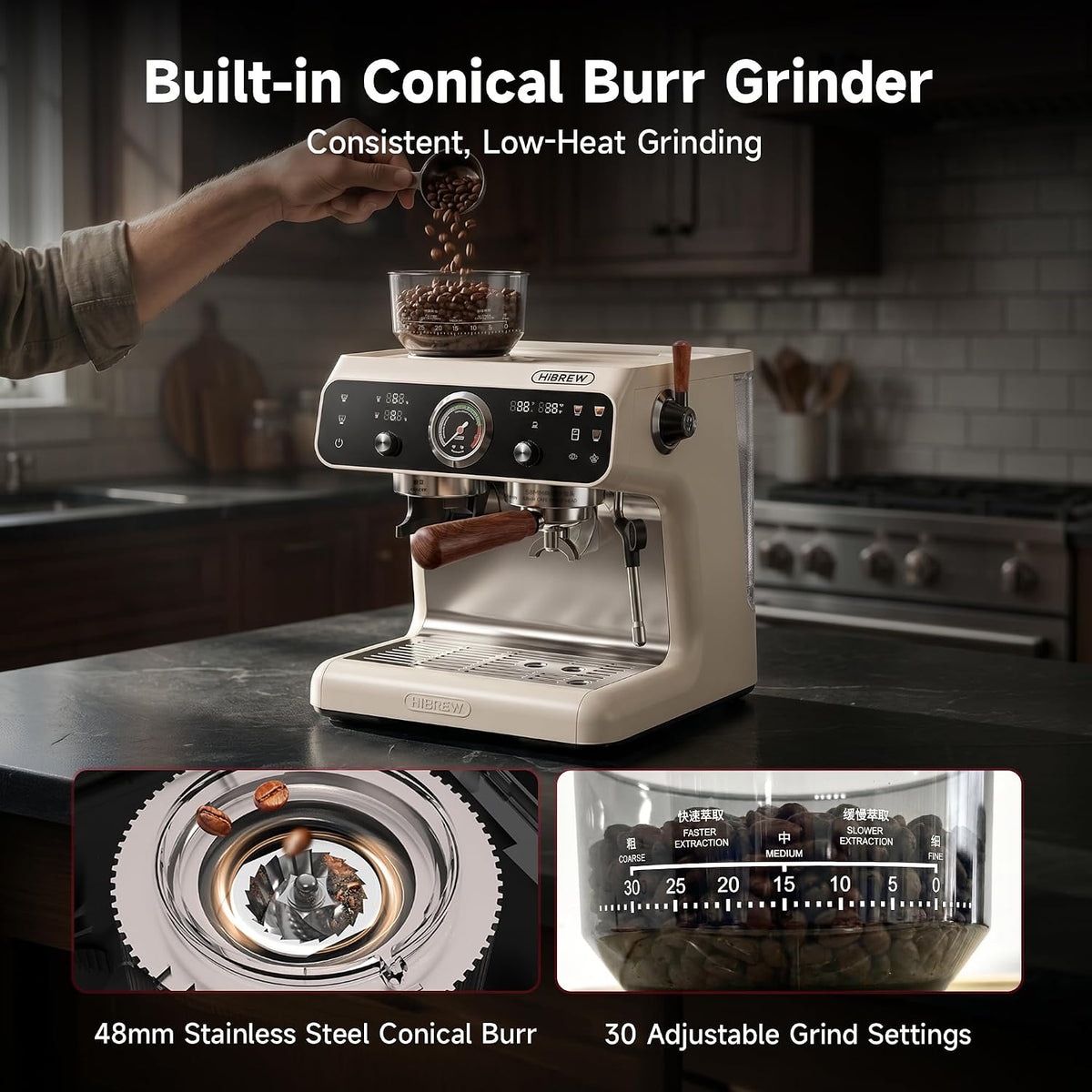HiBREW H7B espresso machine - view 3