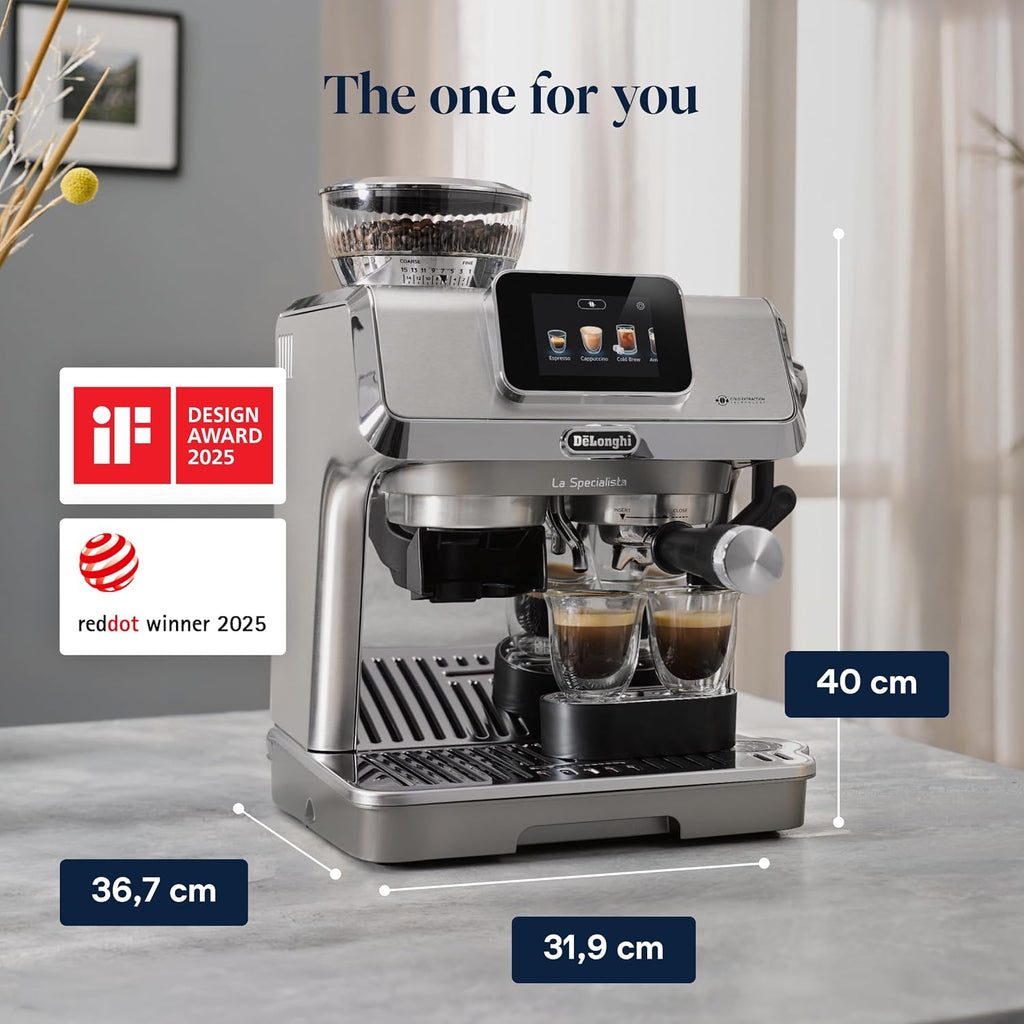 De'Longhi EC9455.M espresso machine - La Specialista Touch, 10 Preset Drinks - view 8