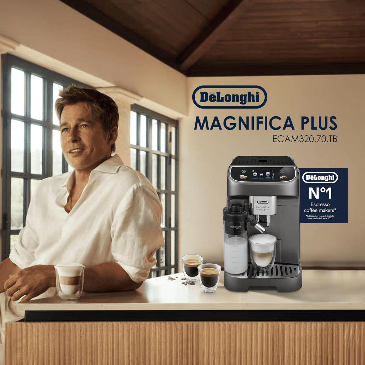 De'Longhi ECAM320.70.SB espresso machine - view 2