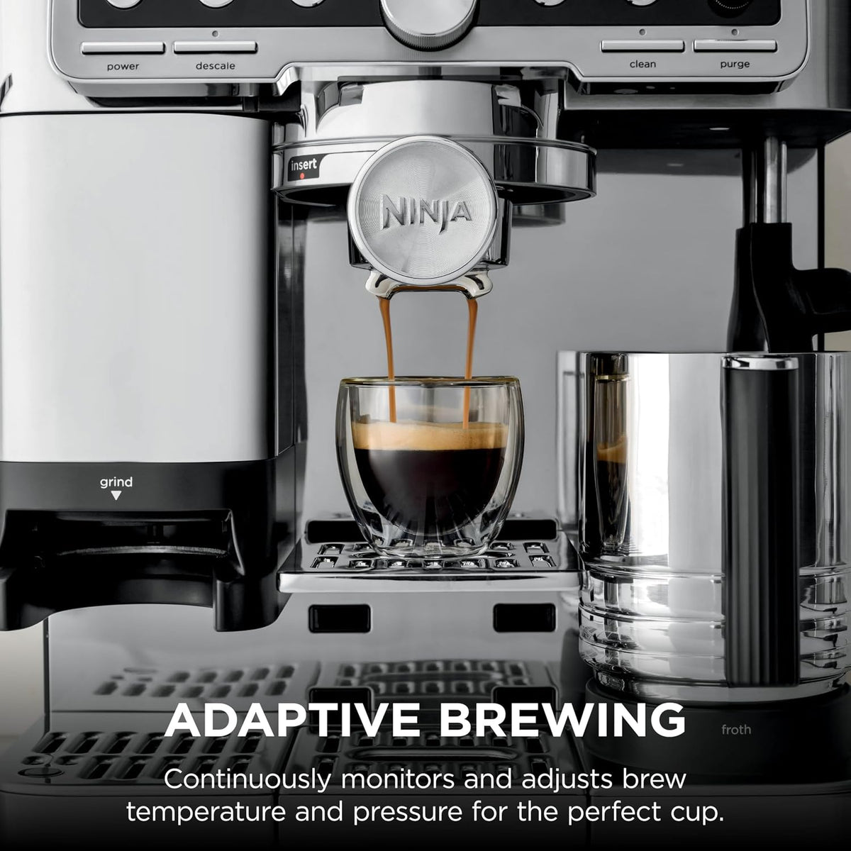 Ninja ES701UK espresso machine - Silver - view 6